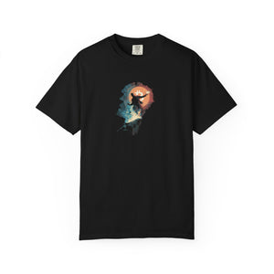 Bitcoin Visionary T-Shirt – Abstract Crypto Art Tee for Innovators
