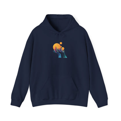 Bitcoin Sunrise Hoodie – Modern Crypto Trader Sweatshirt for Blockchain Enthusiasts