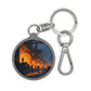 Bitcoin Mining Keychain – Crypto-Inspired Acrylic Keyring Tag for Traders & Investors