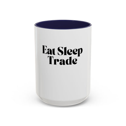 “Eat Sleep Trade” Coffee Mug – Funny Gift for Day Traders, Investors & Finance Lovers