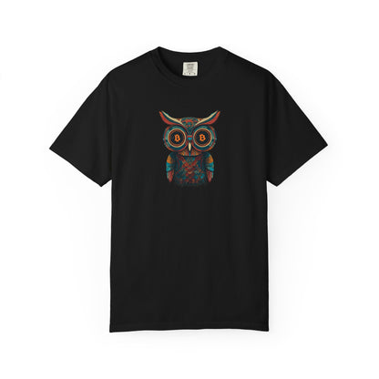 Owl Bitcoin  T-Shirt – Stylish Crypto-Inspired Tee for Traders