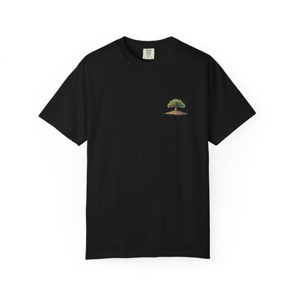Minimalist “Growth Mindset” Tree T-Shirt – Symbolic Tee for Traders and Long-Term Investors
