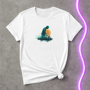 Bitcoin Miner T-Shirt – Crypto-Inspired Art Tee for Traders & Investors