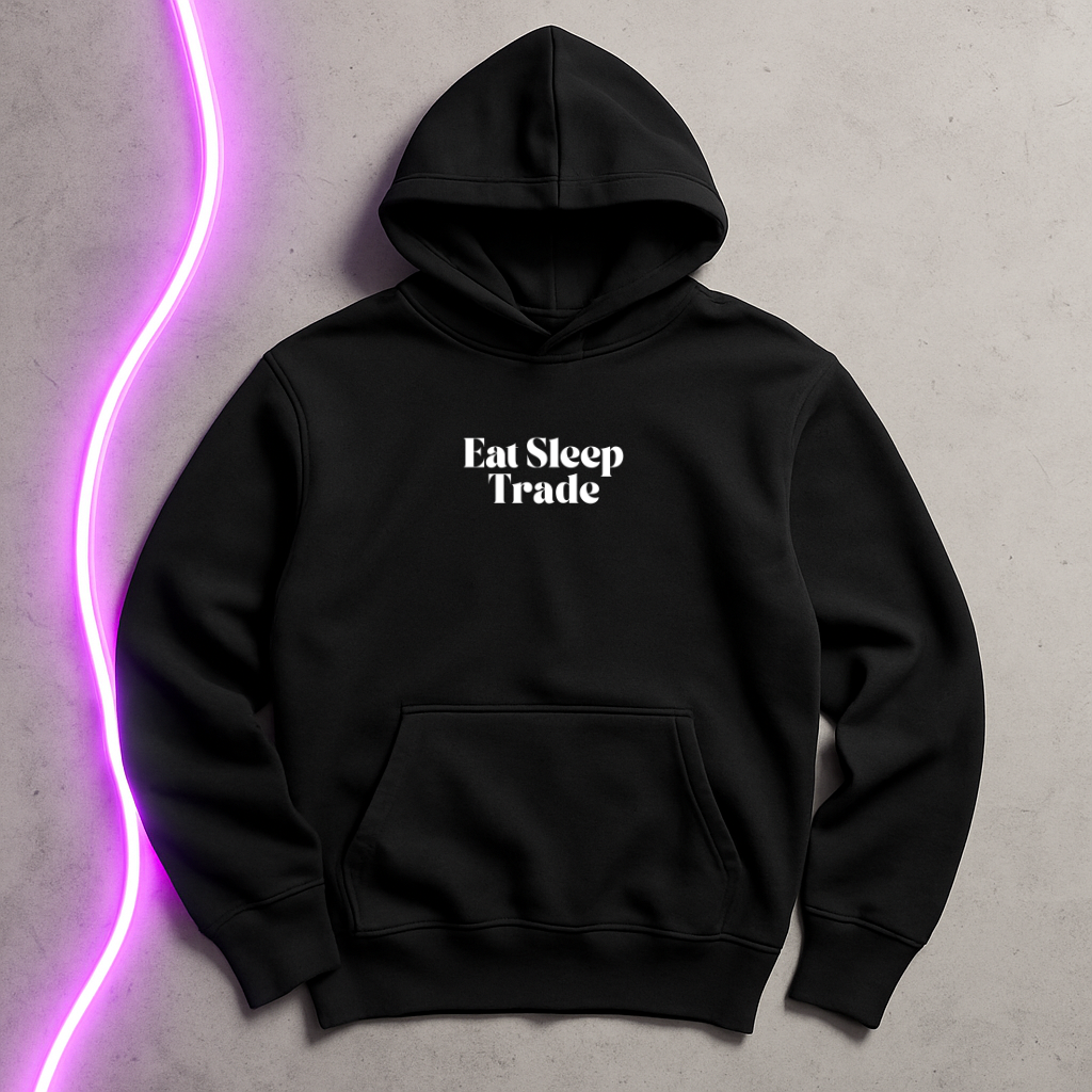 “Eat Sleep Trade” Hoodie – Funny Trader Sweatshirt for Stock & Crypto Enthusiasts