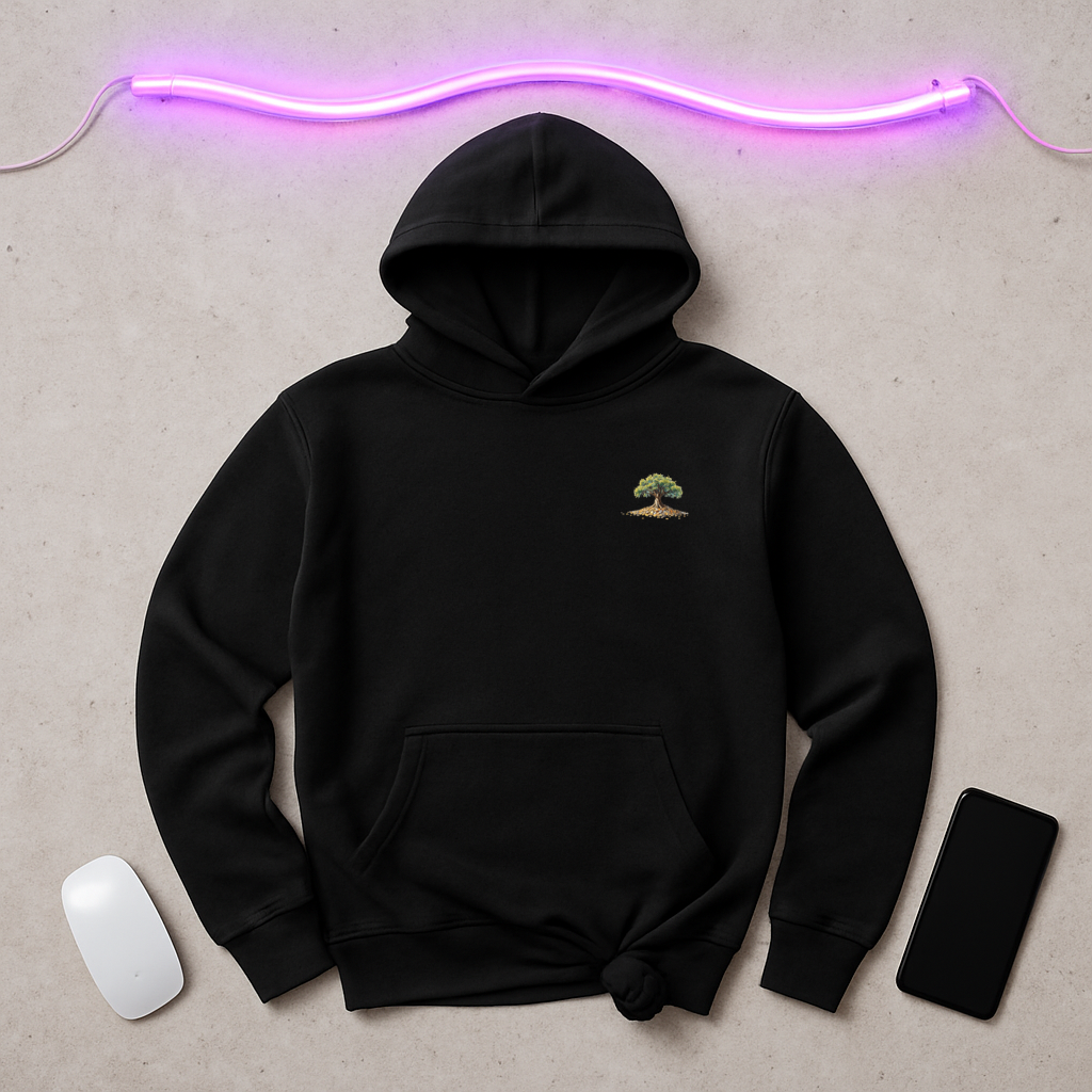 “Growth Takes Time” Hoodie – Minimalist Trader & Investor Sweatshirt for Mindful Success