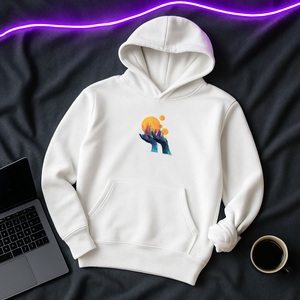 Bitcoin Sunrise Hoodie – Modern Crypto Trader Sweatshirt for Blockchain Enthusiasts