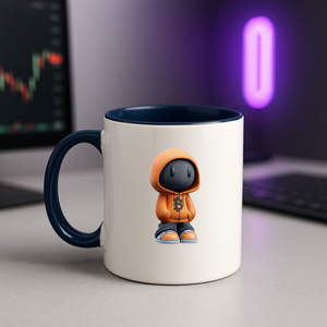 Bitcoin Trader Mug – Stylish Accent Coffee Cup for Crypto Enthusiasts & Traders