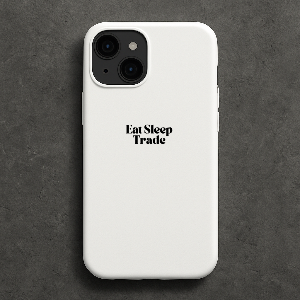 Eat Sleep Trade Phone Case – Minimalist Protective Case for Traders & Investors