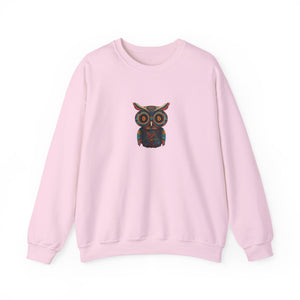 Bitcoin Owl Sweatshirt – Unisex Heavy Blend™ Crewneck for Smart Crypto Traders