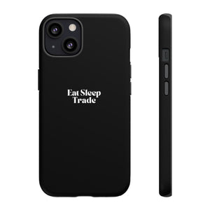 Eat Sleep Trade Phone Case – Minimalist Protective Case for Traders & Investors
