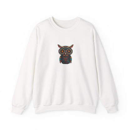 Bitcoin Owl Sweatshirt – Unisex Heavy Blend™ Crewneck for Smart Crypto Traders